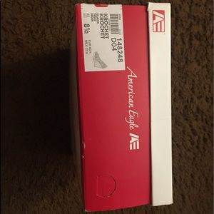 Black krochet wedges